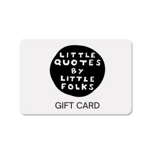 Gift Card for Little Quotes custom work